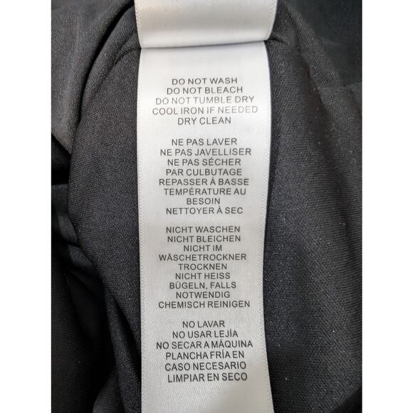 Adrianna Papell Black Off-Shoulder Cape Sheath Dress Size 4 - Picture 8 of 8